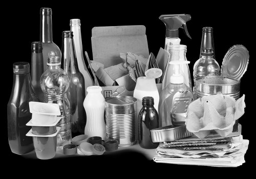 Construction site with waste clearance service in Mitcham
